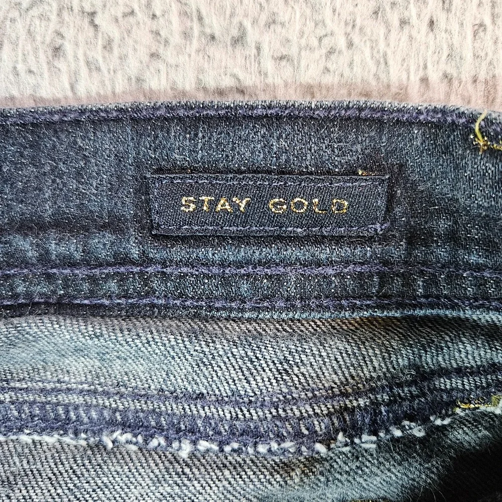 Citizens of Humanity Jeans Women 29 Ingrid Stretch Stay Gold‎ Low Waist Flare